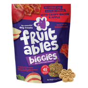Fruitables Biggies with Real Crispy Bacon & Apple Dog Treats 16 oz