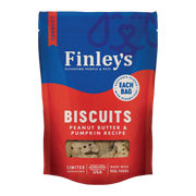 Finley's Peanut Butter & Pumpkin Crunchy Dog Biscuits 12 oz