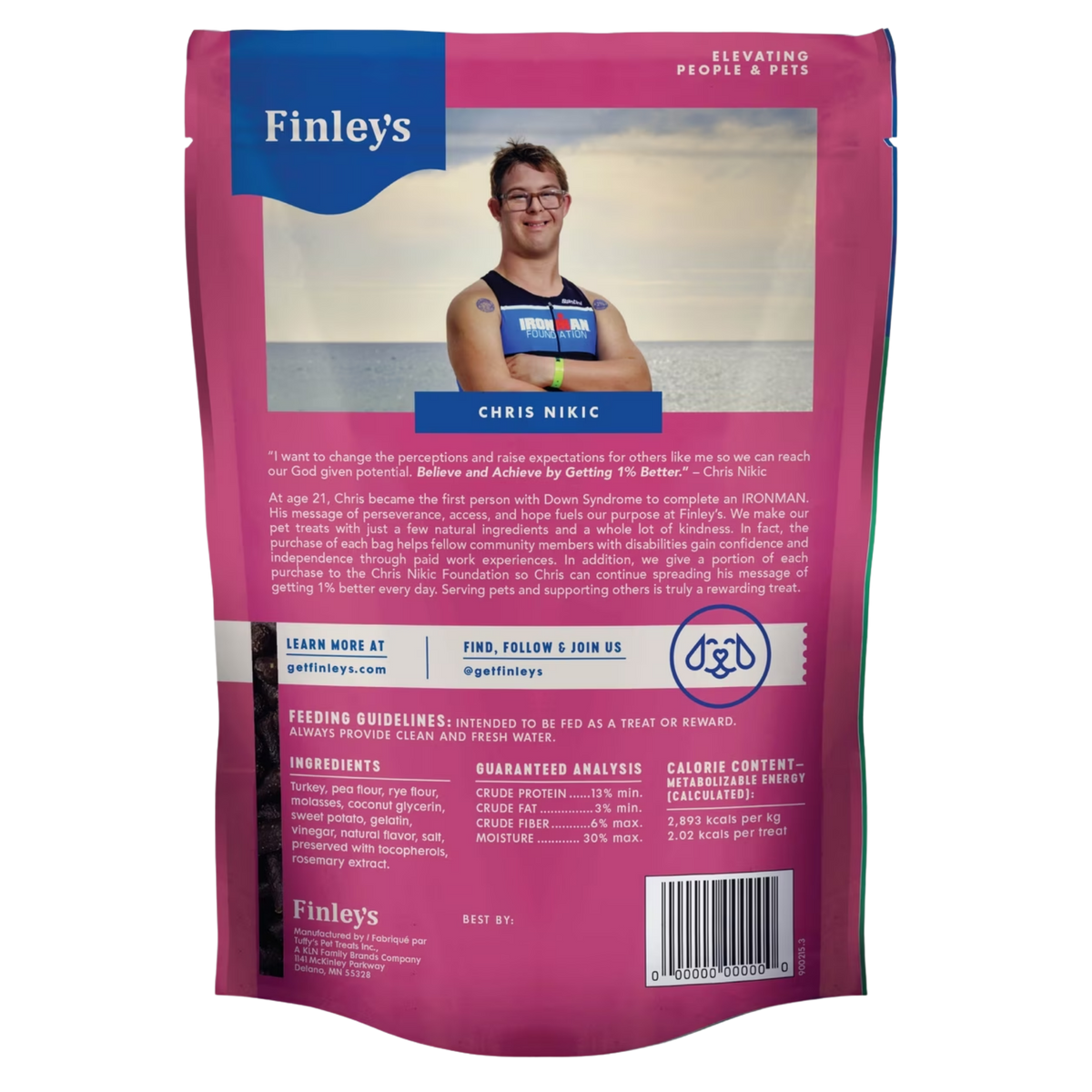 Finley's Turkey Recipe Soft Chew Dog Training Bites 16 oz