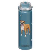E & S Imports Serengeti Boxer Stainless Steel Water Bottle 24 oz