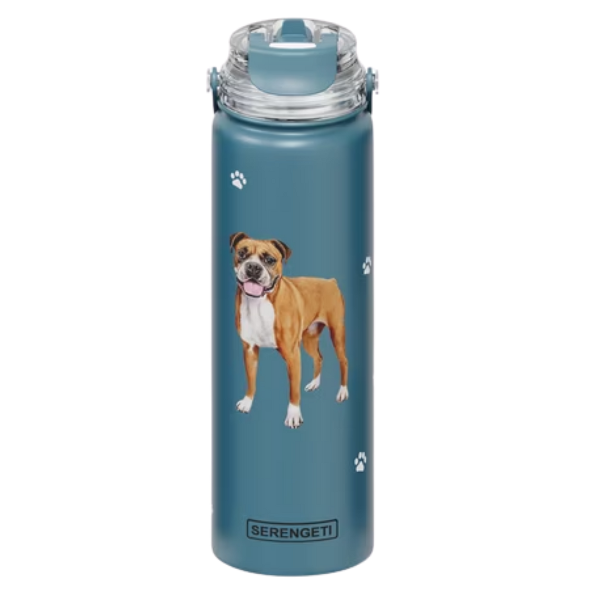 E & S Imports Serengeti Boxer Stainless Steel Water Bottle 24 oz