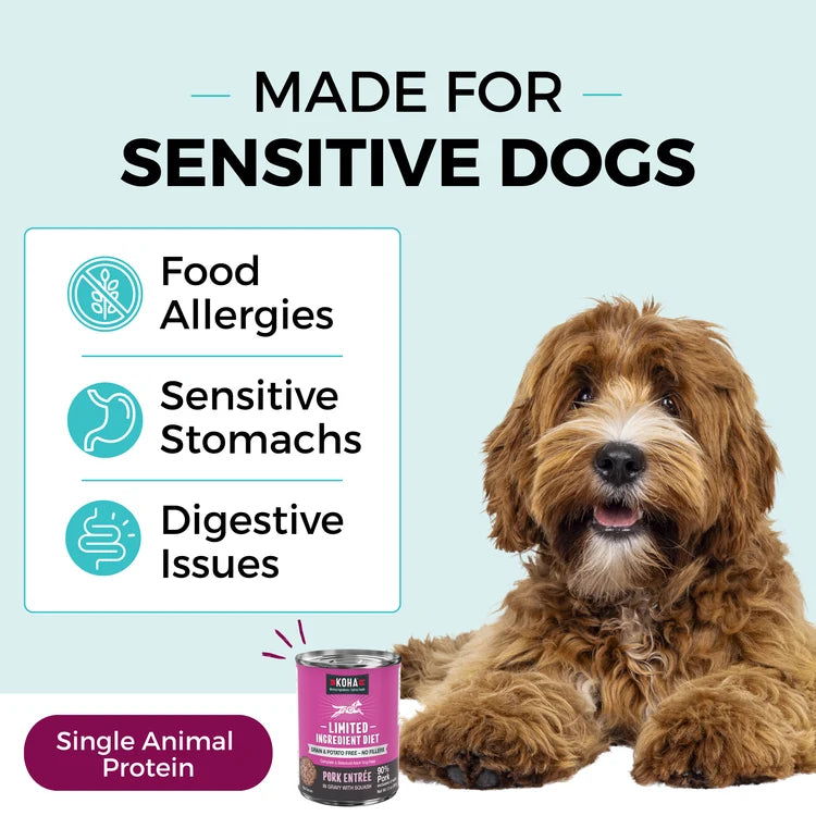 KOHA Limited Ingredient Diet Pork Entrée Canned Dog Food