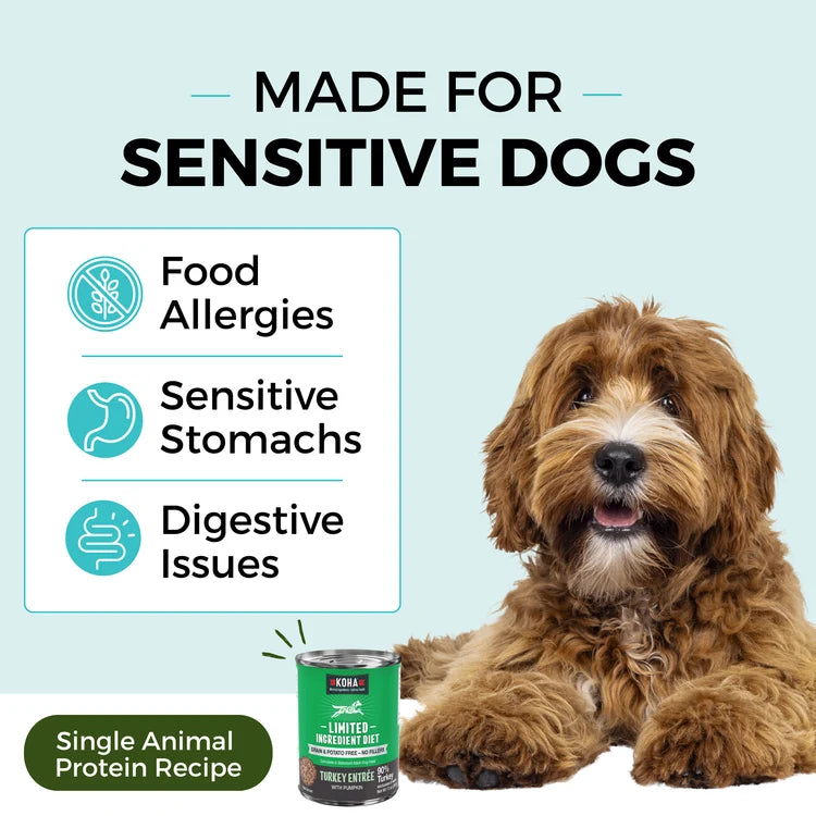 KOHA Limited Ingredient Diet Turkey Entrée Canned Dog Food