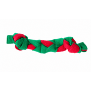 Guru Holiday Tennis Snuffle Rope Dog Toy 12 in