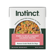 Instinct Freshly Crafted Meals Adult Pork and Salmon Recipe Wet Dog Food