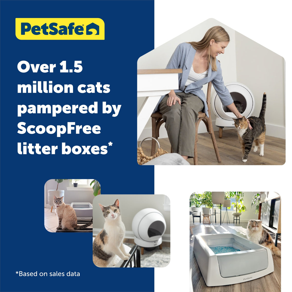 Petsafe Black ScoopFree SmartSpin Self Cleaning Litter Box