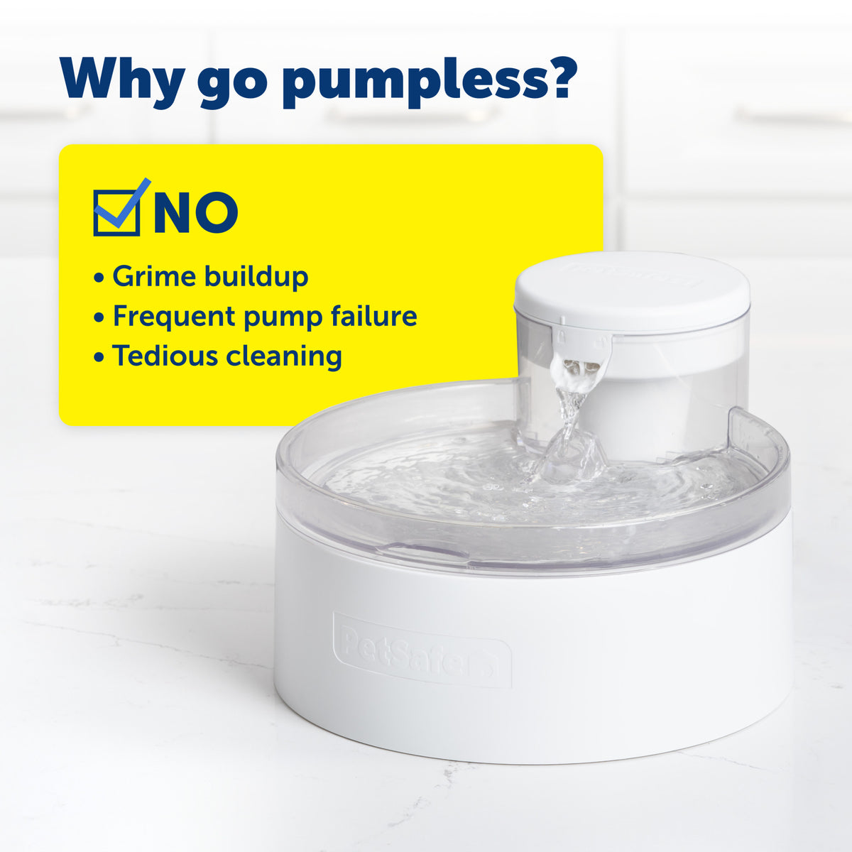 Petsafe Outlast Pumpless Pet Water Fountain 90 oz