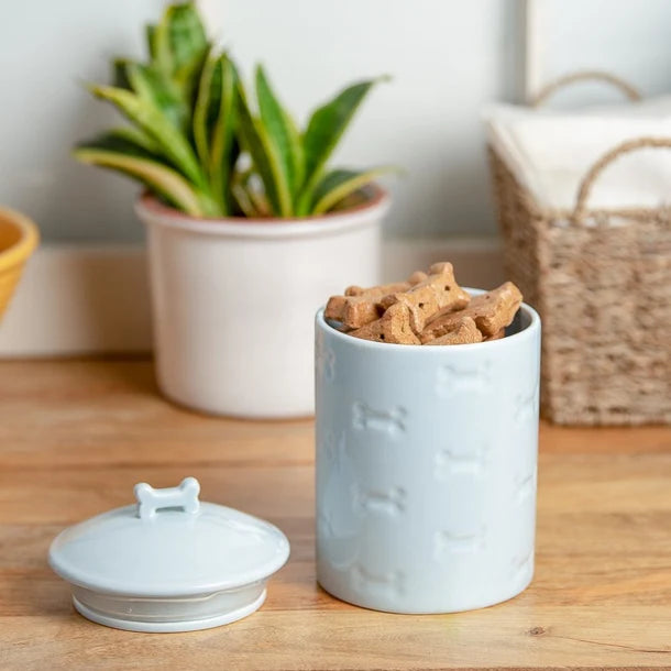 Park Life Designs Manor Ceramic Pet Treat Jar, 50 oz