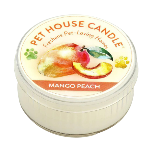 Pet House Mango Peach Mini Candle 1.5 oz