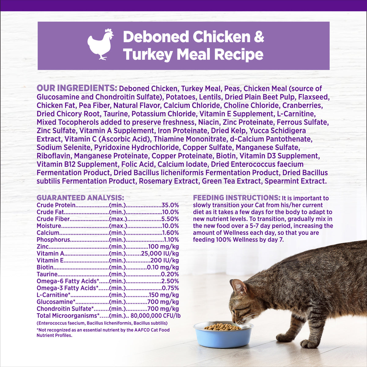 Wellness Complete Health Indoor Healthy Weight Chicken Recipe Grain-Free Dry Cat Food