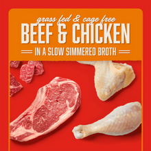 Stella & Chewy's Shredrs Beef & Chicken Recipe in Broth for Dogs