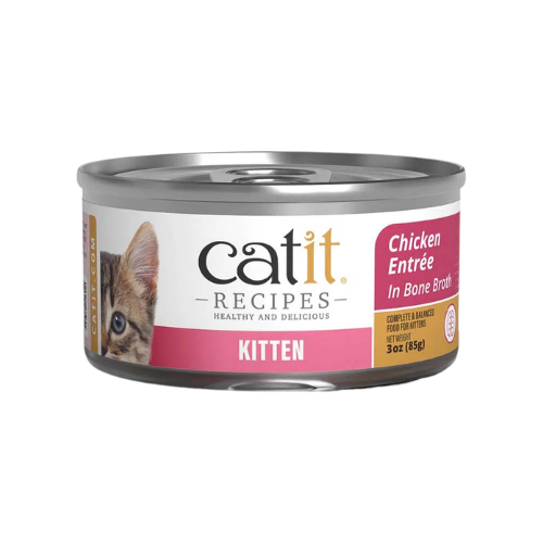 Catit Chicken Entrée in Bone Broth Wet Food for Kittens