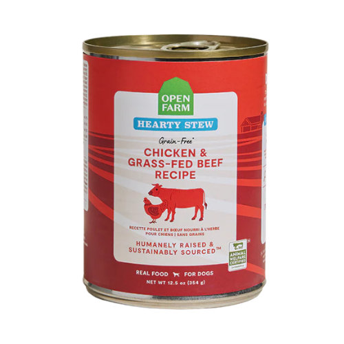 Open Farm Chicken & Grass-Fed Beef Hearty Stew Wet Dog Food