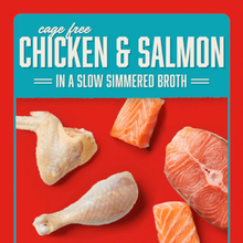 Stella & Chewy's Shredrs Chicken & Salmon Recipe in Broth for Dogs