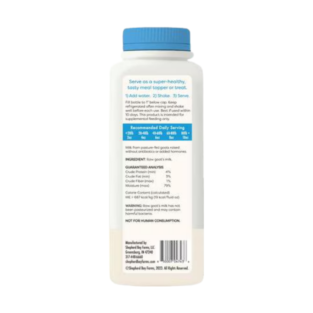 Shepherd Boy Farms Classic Freeze-Dried Raw Goat's Milk Whole Food Supplement