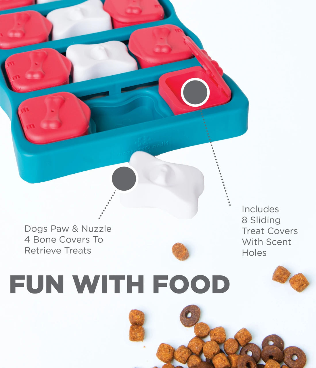 Outward Hound Brick Treat Puzzle Dog Toy