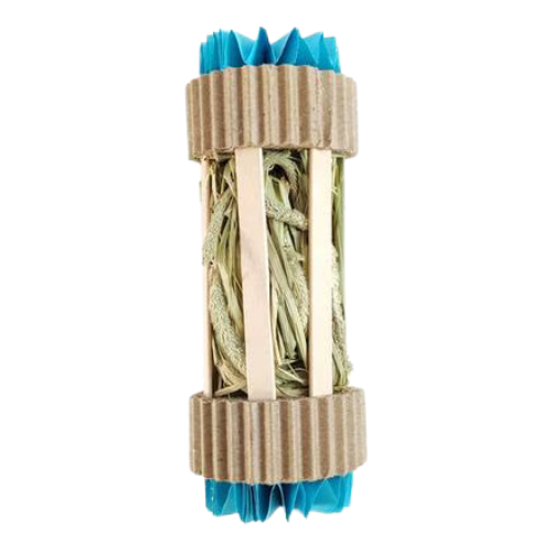 A&E Nibbles Hay Tube Small Animal Chew Toy