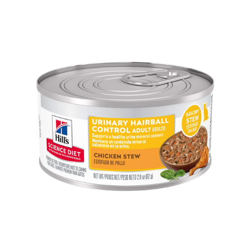 Hill's Science Diet Urinary and Hairball Control Chicken Stew Wet Food for Adult Cats