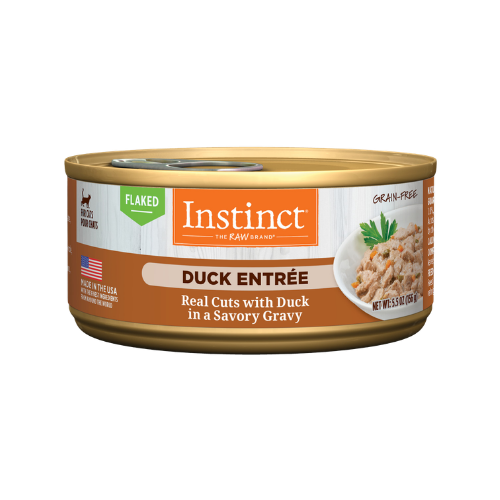 Instinct Flaked Duck Entrée in Savory Gravy Wet Cat Food