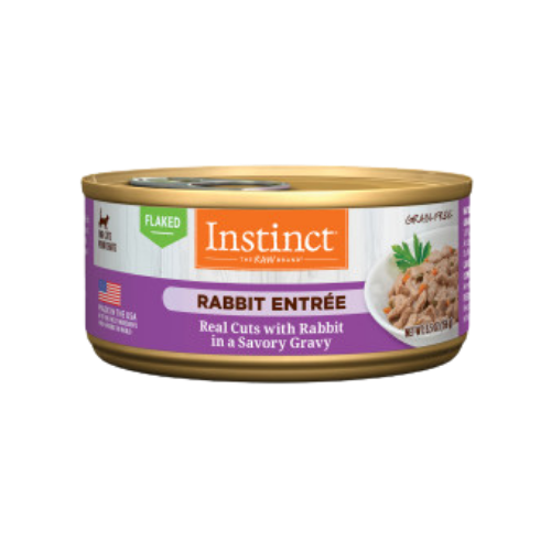 Instinct Flaked Rabbit Entrée in Savory Gravy Wet Cat Food