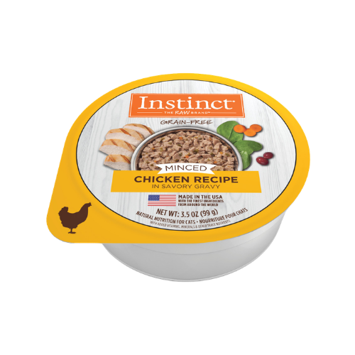 Instinct Minced Real Chicken Recipe in Savory Gravy Wet Cat Food