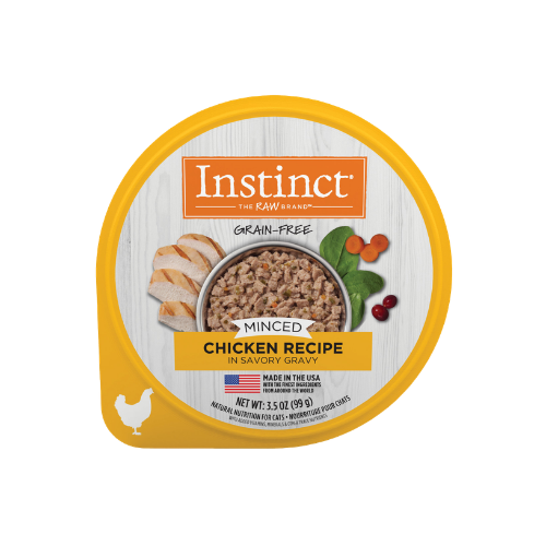 Instinct Minced Real Chicken Recipe in Savory Gravy Wet Cat Food