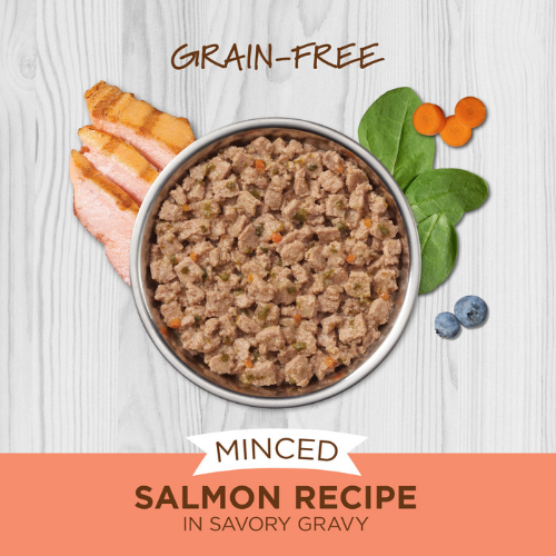 Instinct Minced Real Salmon Recipe in Savory Gravy Wet Cat Food