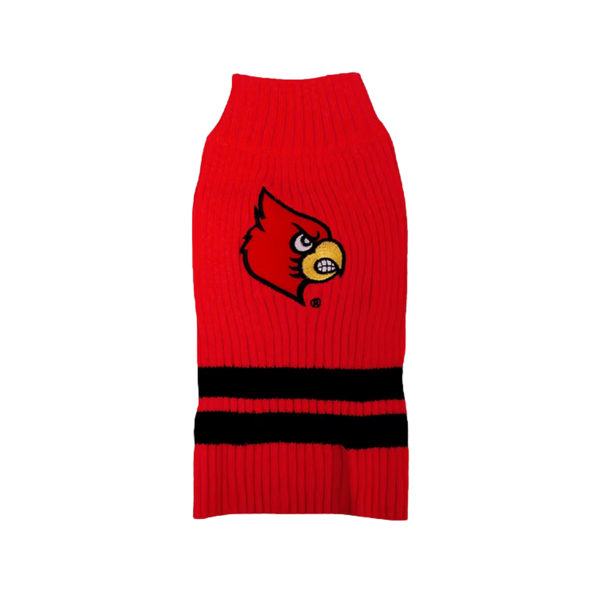 Pets First Louisville Red Pet Sweater