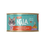 Love Nala Chicken with Carrot and Pumpkin Recipe Pate Dinner in Broth Wet Food for Adult Cats