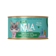 Love Nala Tuna Flaked with Carrot and Green Pea Recipe Dinner in Broth Wet Food for Adult Cats