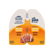 Natural Balance Duck and Sweet Potato Soft Pate Split Cup Recipe Wet Food for Adult Cats