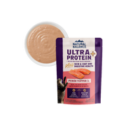 Natural Balance Skin and Coat Digestive Health Real Salmon with Pumpkin Puree Topper Recipe for Adult Cats