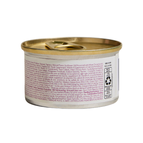 Open Farm Wild-Caught Whitefish and Pollock Digestive Health Pate Wet Cat Food