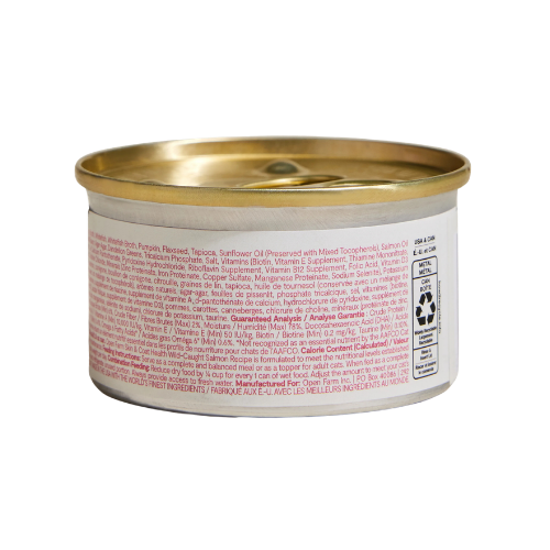 Open Farm Wild-Caught Salmon Skin and Coat Health Pate Wet Cat Food