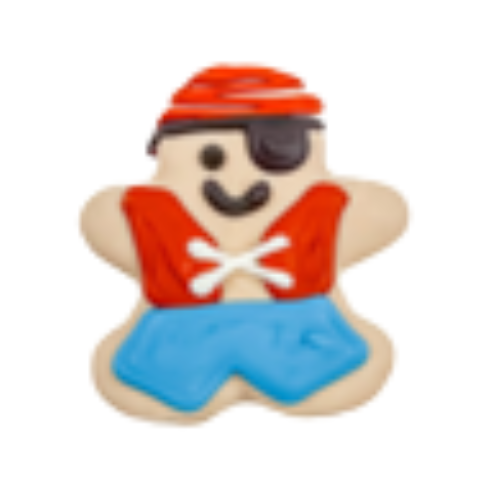 Bosco & Roxy Summer Pirate Paw Patch Pete Dog Treat Cookie