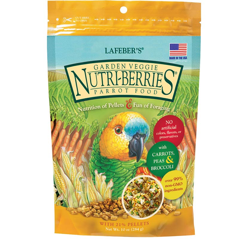 Lafeber's Garden Veggie Nutri-Berries for Parrots 10 oz