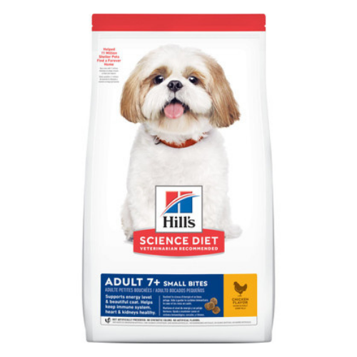 Hill's Science Diet Senior 7+ Small Bites Chicken Meal, Barley, & Rice Recipe Dry Dog Food