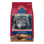 Blue Buffalo Wilderness Nature's Evolutionary Diet with Salmon & Wholesome Grains Adult Recipe Dry Dog Food