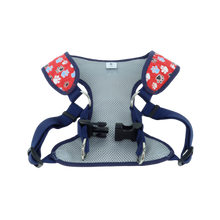 Coastal Pet Products Ribbon Designer Wrap Adjustable Dog Harness- Red with Paws