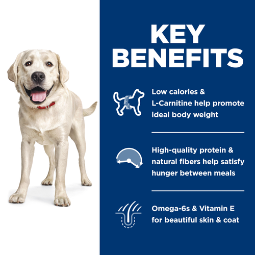 Hill's Science Diet Adult Large Breed 1-5 Light With Chicken Meal & Barley Dry Dog Food 30 lb