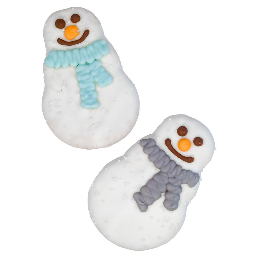 Bosco & Roxy Winter Wonderland Snowmen Dog Cookie Treat, Assorted