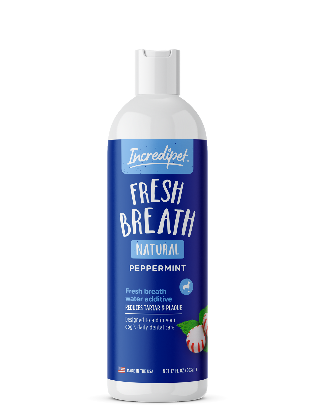 Incredipet Fresh Breath Water Additive 17 oz