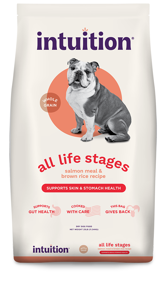 Intuition All Life Stages Salmon Meal & Brown Rice Sensitive Skin & Stomach Health Dry Dog Food