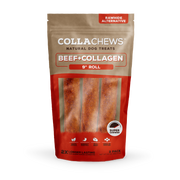 Collachews 9 in Beef Flavored Collagen Roll 3 pk
