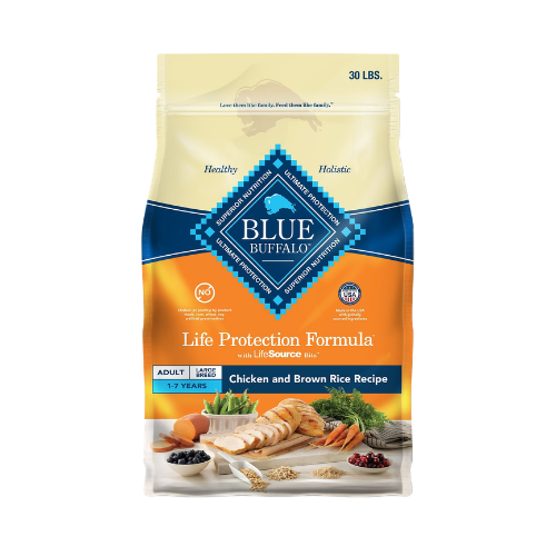Blue Buffalo Life Protection Formula Large Breed Chicken & Brown Rice Recipe Adult Dry Dog Food 30 lb