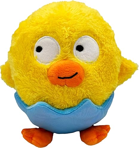 Huxley & Kent Easter Chick-A-Dee Power Plush Dog Toy 5 in