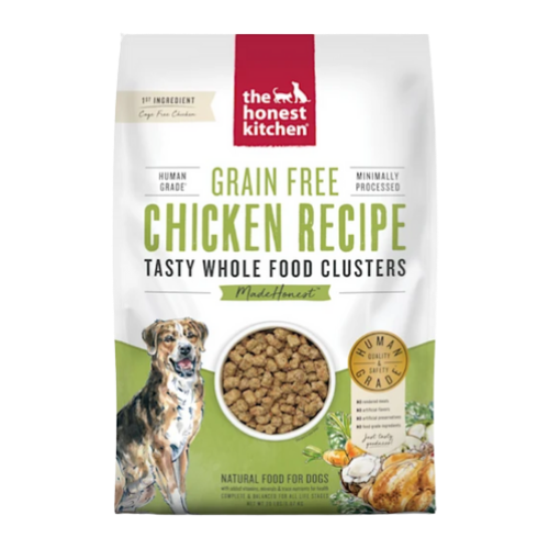 The Honest Kitchen The Whole Food Clusters Chicken Recipe Grain-Free Human Grade Natural Dry Dog Food