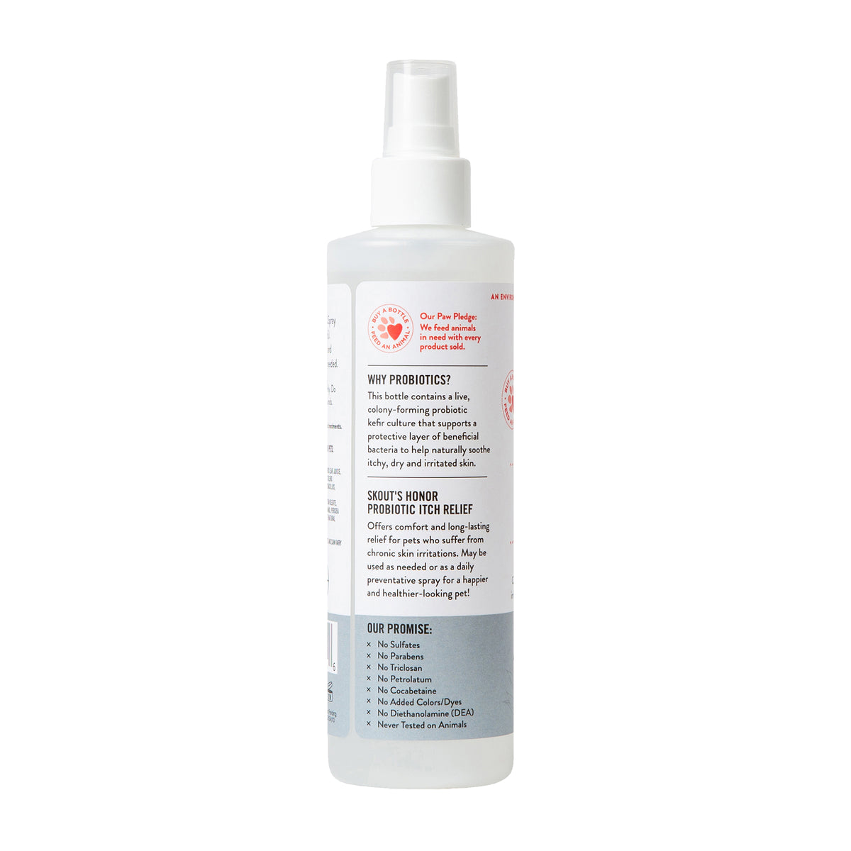 Skout's Honor Probiotic Itch Relief with Oatmeal for Dogs & Cats 8 oz
