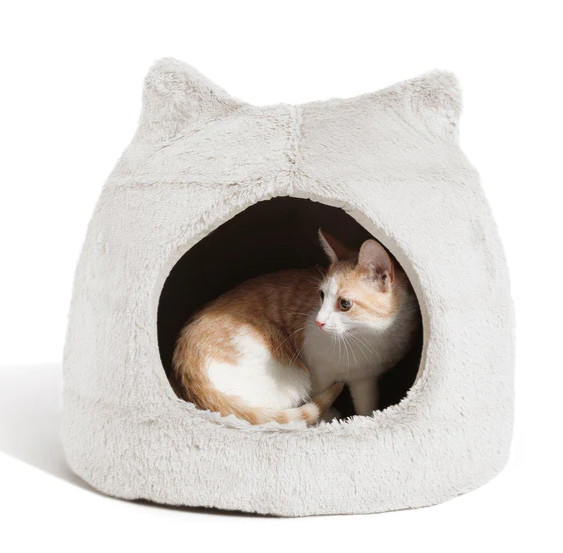 Outward Hound Vegan Fur Meow Hut, 17 x 17 in