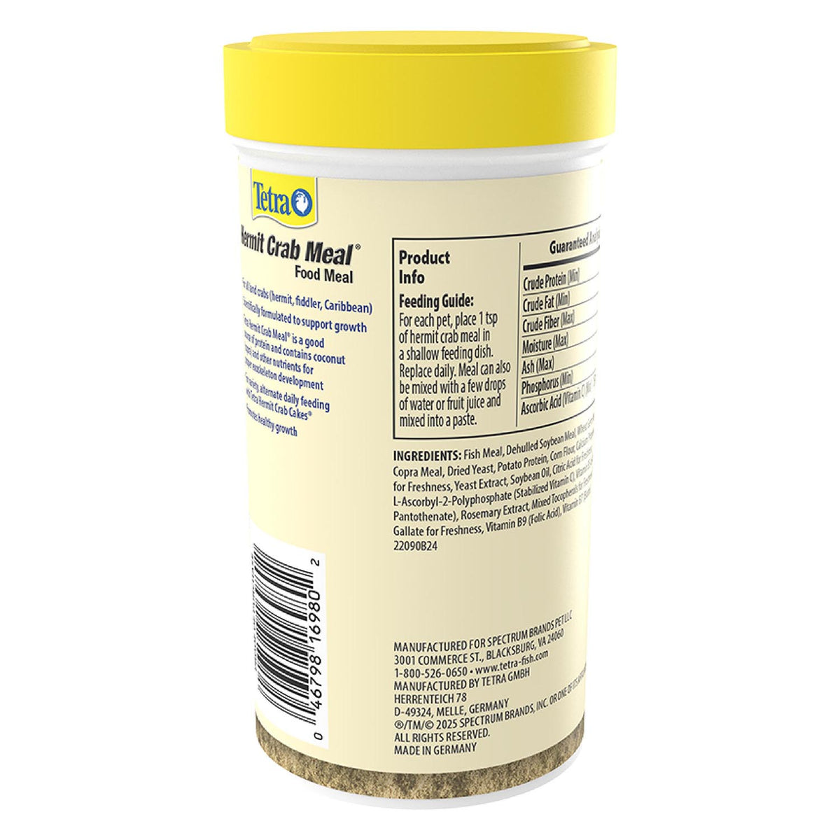 Tetra Fauna Hermit Crab Meal Food 4.94 oz